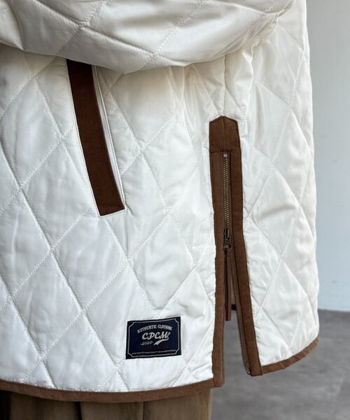 CPCM（シーピーシーエム）の「襟コーデュロイキルティングブルゾン（ブルゾン・レディース・アイボリー/ネイビー/ブラック・FREE/LARGE）」の11枚目の写真