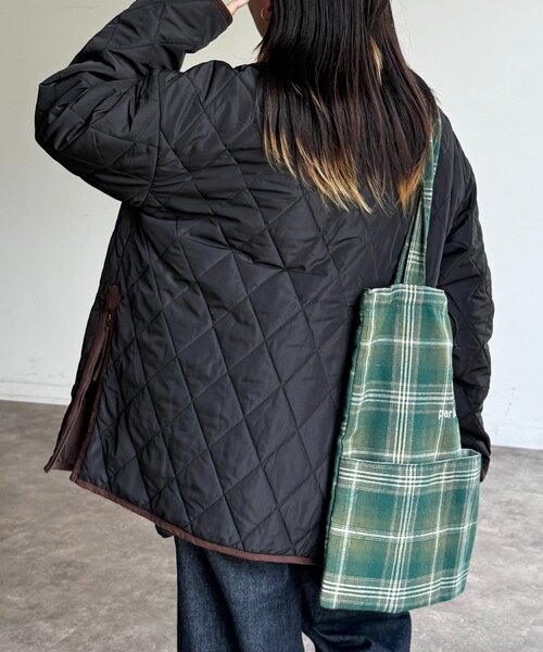 CPCM（シーピーシーエム）の「襟コーデュロイキルティングブルゾン（ブルゾン・レディース・アイボリー/ネイビー/ブラック・FREE/LARGE）」の14枚目の写真