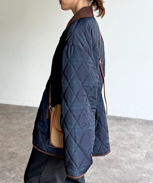 CPCM（シーピーシーエム）の「襟コーデュロイキルティングブルゾン（ブルゾン・レディース・アイボリー/ネイビー/ブラック・FREE/LARGE）」の21枚目の写真