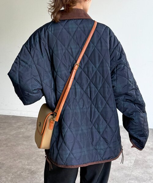 CPCM（シーピーシーエム）の「襟コーデュロイキルティングブルゾン（ブルゾン・レディース・アイボリー/ネイビー/ブラック・FREE/LARGE）」の22枚目の写真