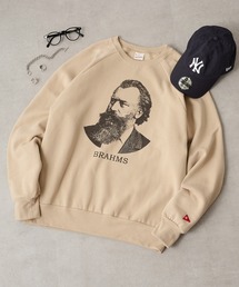 【Healthknit】Classic Sweat Crew L/S(Brahms Print)