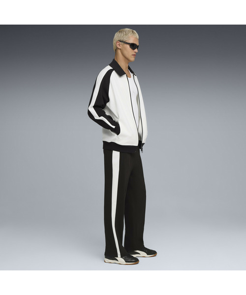 PUMA(プーマ)の「PUMA プーマ ユニセックス T7 リラックスド ジャガード トラック パンツ(その他パンツ・メンズ・ベージュ系その他/ブラック×ホワイト・SMALL/MEDIUM/LARGE/X-LARGE/XX-LARGE)」の9枚目の写真