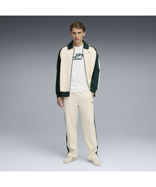 PUMA(プーマ)の「PUMA プーマ ユニセックス T7 リラックスド ジャガード トラック パンツ(その他パンツ・メンズ・ベージュ系その他/ブラック×ホワイト・SMALL/MEDIUM/LARGE/X-LARGE/XX-LARGE)」の15枚目の写真