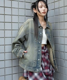 WEGO | WEGO/ヴィンテージライクBIGデニムジャケット(デニムジャケット)