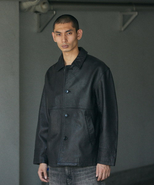 JOURNAL STANDARD ゴートレザーウォッシュドカーコート JOURNAL STANDARD｜ゴートレザー ウォッシュド カーコート | Rakuten