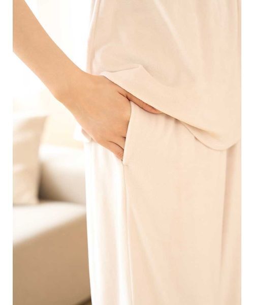 シルキーフリースロングパンツ（ルームウェア/パジャマ