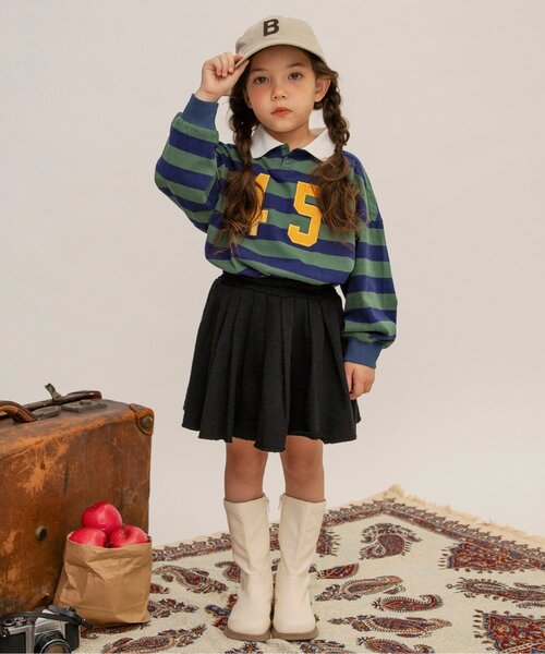 BREEZE（ブリーズ）の「コーデュロイキャップ（キャップ・キッズ・レインボー/ネイビー/ベージュ・58/54/50）」の4枚目の写真