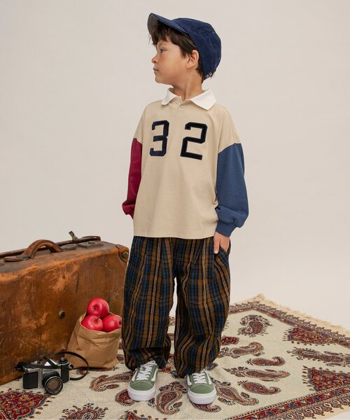 BREEZE（ブリーズ）の「コーデュロイキャップ（キャップ・キッズ・レインボー/ネイビー/ベージュ・58/54/50）」の9枚目の写真