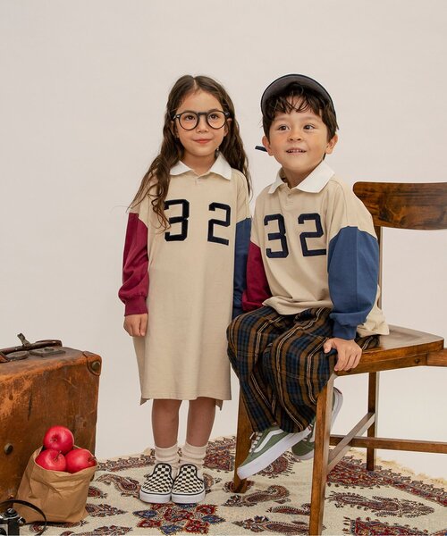 BREEZE（ブリーズ）の「コーデュロイキャップ（キャップ・キッズ・レインボー/ネイビー/ベージュ・58/54/50）」の10枚目の写真