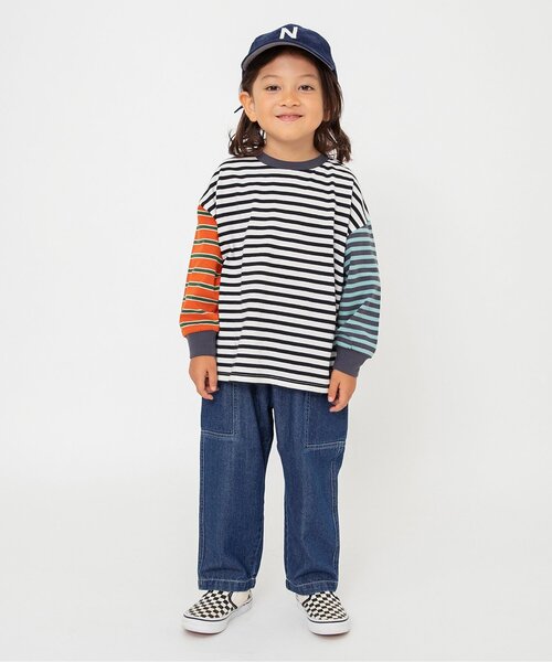 BREEZE（ブリーズ）の「コーデュロイキャップ（キャップ・キッズ・レインボー/ネイビー/ベージュ・58/54/50）」の12枚目の写真