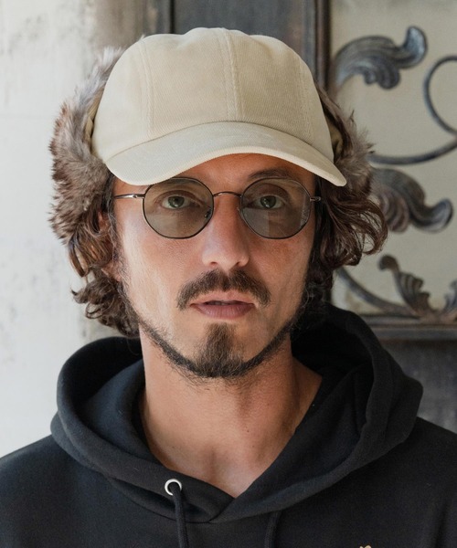 CAMBIO（カンビオ）の「mko13141- Corduroy Flight Cap フライトキャップ(NF-252-BO011)（キャップ・メンズ・アイボリー/ブラウン/ブラック/ベージュ・FREE）」の12枚目の写真