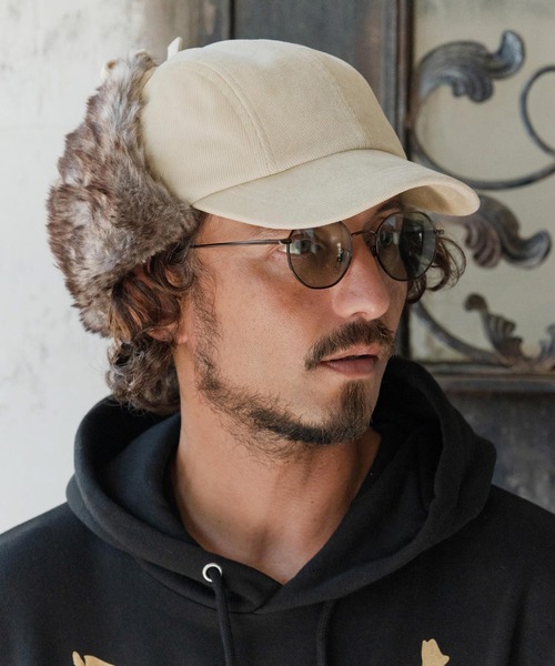 mko13141- Corduroy Flight Cap フライトキャップ(NF-252-BO011