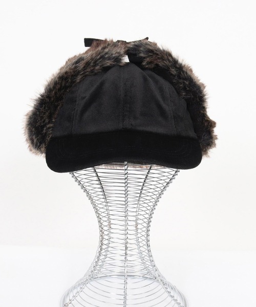 CAMBIO（カンビオ）の「mko13141- Corduroy Flight Cap フライトキャップ(NF-252-BO011)（キャップ・メンズ・アイボリー/ブラウン/ブラック/ベージュ・FREE）」の15枚目の写真