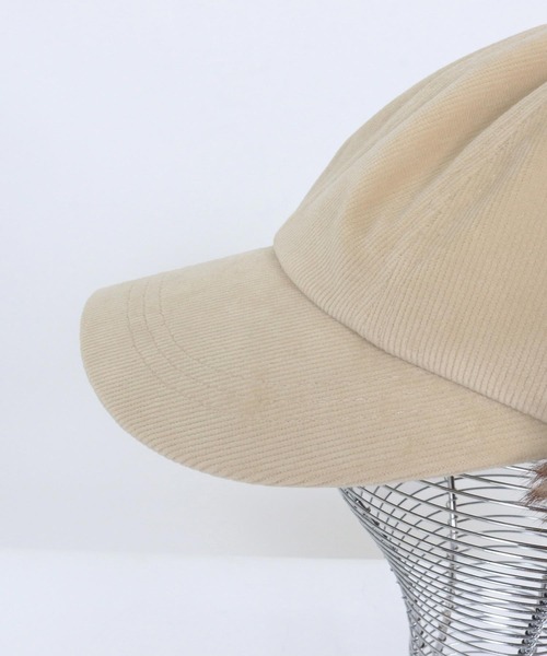 CAMBIO（カンビオ）の「mko13141- Corduroy Flight Cap フライトキャップ(NF-252-BO011)（キャップ・メンズ・アイボリー/ブラウン/ブラック/ベージュ・FREE）」の19枚目の写真