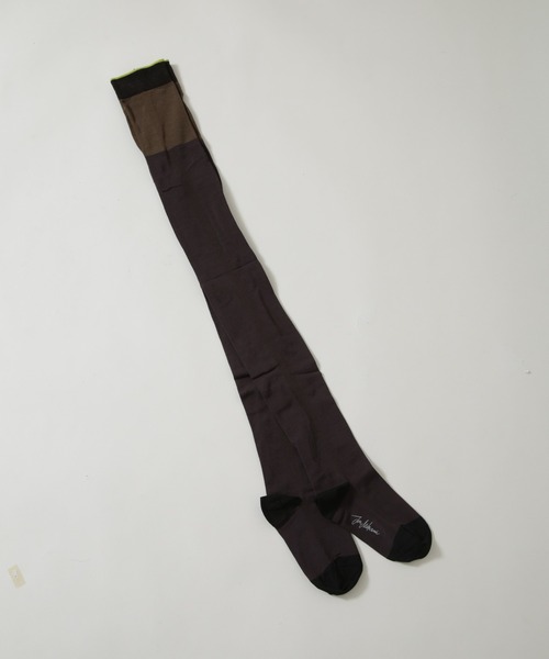 MARCOMONDE（マルコモンド）の「MARCOMONDE/Tights JUNMIKAMI×MARCOMONDE（タイツ/ストッキング・レディース・モカ/ブラック・FREE）」の2枚目の写真