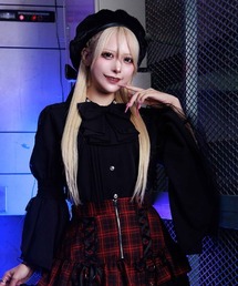 NIBBLE POISON | ２ＷＡＹリボン付フレア袖ブラウス(シャツ/ブラウス)