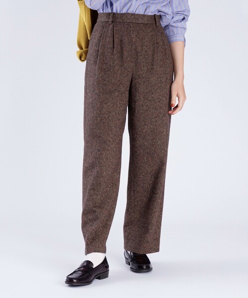 To b. by agnes b.(トゥービーバイアニエスベー)の「【Outlet】コットン ツイード パンツ(その他パンツ・レディース・ベージュ・40/36/38)」の3枚目の写真