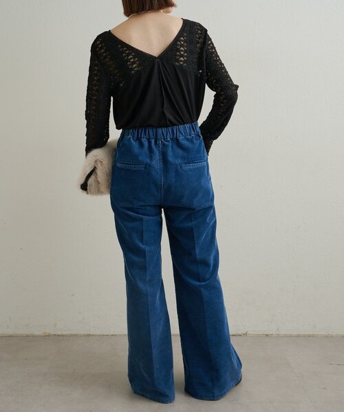 Omekashi（オメカシ）の「コーデュロイパンツ（その他パンツ・レディース・ブルー/ブラウン/ピンク・36/38）」の4枚目の写真