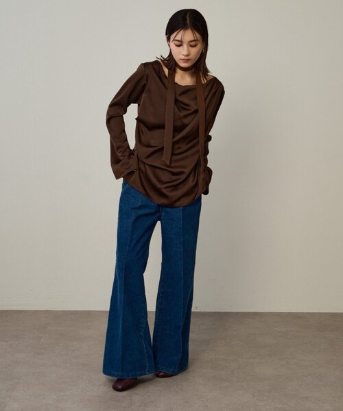 Omekashi（オメカシ）の「コーデュロイパンツ（その他パンツ・レディース・ブルー/ブラウン/ピンク・36/38）」の18枚目の写真