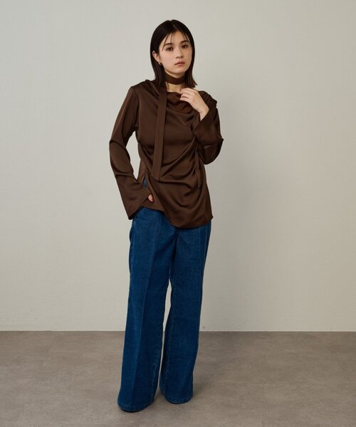 Omekashi（オメカシ）の「コーデュロイパンツ（その他パンツ・レディース・ブルー/ブラウン/ピンク・36/38）」の19枚目の写真