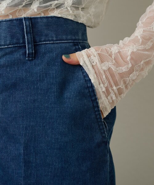 Omekashi（オメカシ）の「コーデュロイパンツ（その他パンツ・レディース・ブルー/ブラウン/ピンク・36/38）」の22枚目の写真
