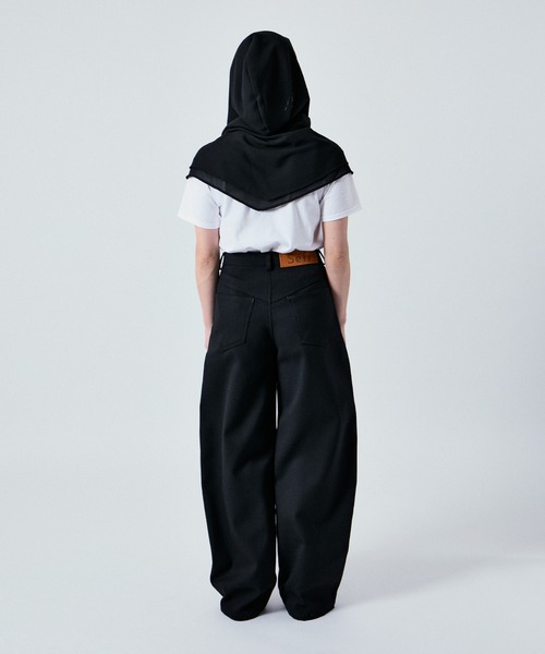 M TO R(ムウトアール)の「3WAY LAYERD HOODIE(アンサンブル・レディース・ダークブラウン/ブラック・FREE)」の17枚目の写真