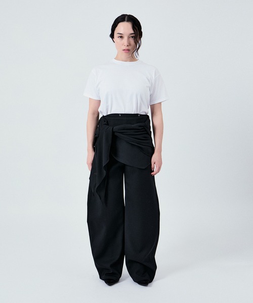 M TO R(ムウトアール)の「3WAY LAYERD HOODIE(アンサンブル・レディース・ダークブラウン/ブラック・FREE)」の18枚目の写真