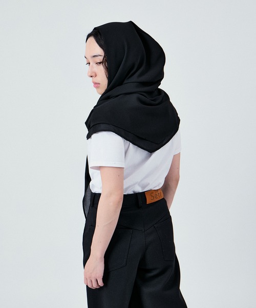 M TO R(ムウトアール)の「3WAY LAYERD HOODIE(アンサンブル・レディース・ダークブラウン/ブラック・FREE)」の19枚目の写真