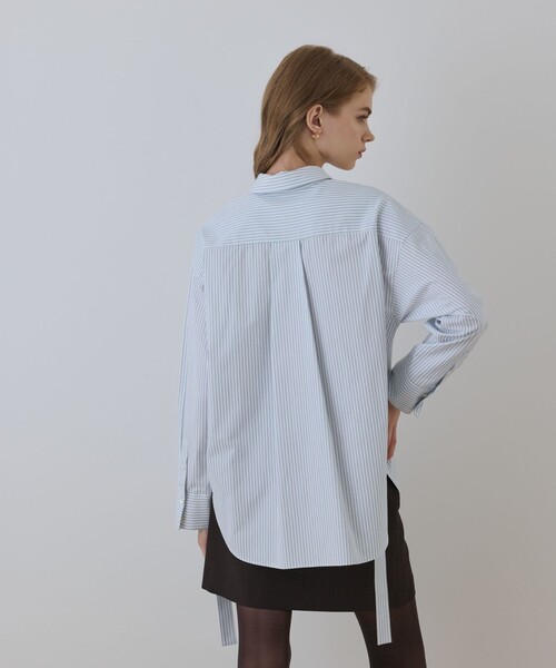 Diagram（ダイアグラム）の「エンブレム刺繍シャツ（シャツ/ブラウス・レディース・サックスブルー/ブラック・38/36）」の10枚目の写真