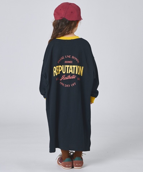 pairmanon（ペアマノン）の「【綿100%】ガールズ  バックプリントリンガー OP（ワンピース・キッズ・レッド系その他/ブラック/グレー・90/100/110/120/130/140/150）」の6枚目の写真