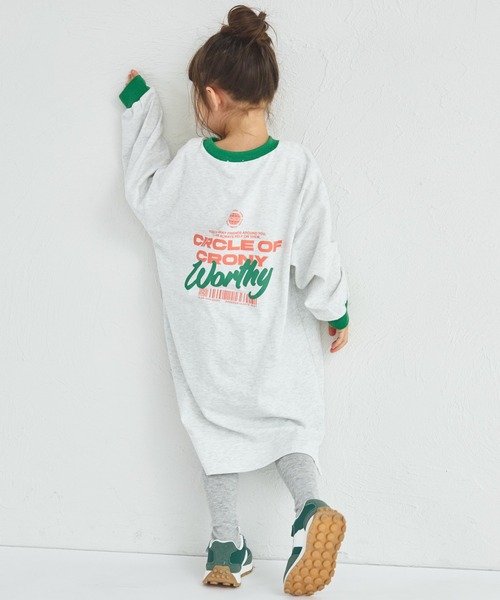 pairmanon（ペアマノン）の「【綿100%】ガールズ  バックプリントリンガー OP（ワンピース・キッズ・レッド系その他/ブラック/グレー・90/100/110/120/130/140/150）」の20枚目の写真