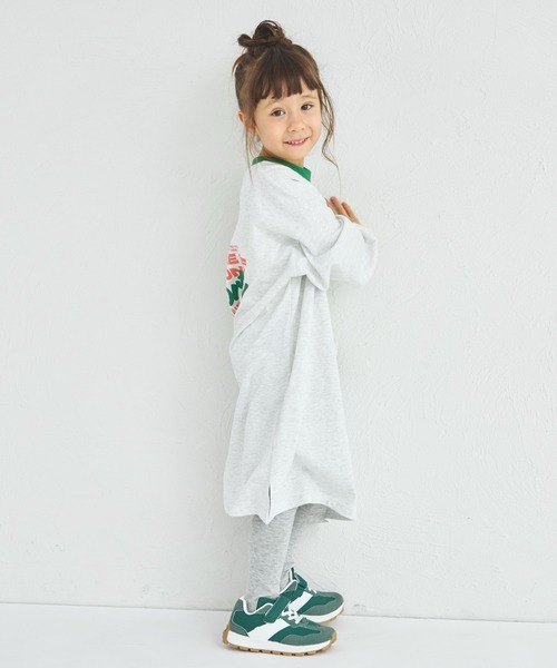 pairmanon（ペアマノン）の「【綿100%】ガールズ  バックプリントリンガー OP（ワンピース・キッズ・レッド系その他/ブラック/グレー・90/100/110/120/130/140/150）」の21枚目の写真