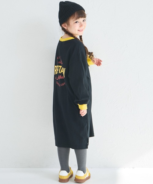 pairmanon（ペアマノン）の「【綿100%】ガールズ  バックプリントリンガー OP（ワンピース・キッズ・レッド系その他/ブラック/グレー・90/100/110/120/130/140/150）」の13枚目の写真