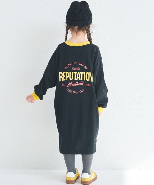 pairmanon（ペアマノン）の「【綿100%】ガールズ  バックプリントリンガー OP（ワンピース・キッズ・レッド系その他/ブラック/グレー・90/100/110/120/130/140/150）」の15枚目の写真