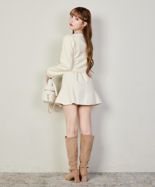 one after another NICE CLAUP（ワンアフターアナザーナイスクラップ）の「【S/Mサイズあり】アソートフレアミニスカート（スカート・レディース・ブラック/ベージュ/アイボリー/ブラック系その他・SMALL/MEDIUM）」の19枚目の写真