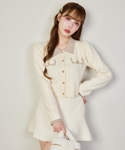 one after another NICE CLAUP（ワンアフターアナザーナイスクラップ）の「【S/Mサイズあり】アソートフレアミニスカート（スカート・レディース・ブラック/ベージュ/アイボリー/ブラック系その他・SMALL/MEDIUM）」の21枚目の写真