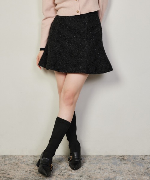 one after another NICE CLAUP（ワンアフターアナザーナイスクラップ）の「【S/Mサイズあり】アソートフレアミニスカート（スカート・レディース・ブラック/ベージュ/アイボリー/ブラック系その他・SMALL/MEDIUM）」の16枚目の写真