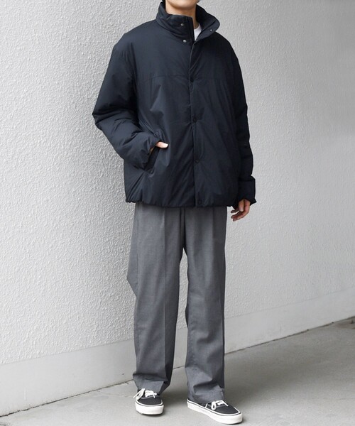 SHIPS any:〈軽量/撥水〉PERTEX(R) × PRIMALOFT(R) スタンドカラー