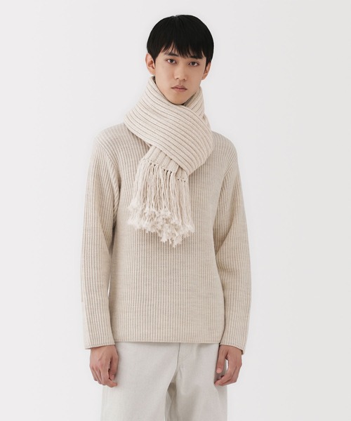 MUJI Labo〕メリノウールローゲージストール（ストール/ショール