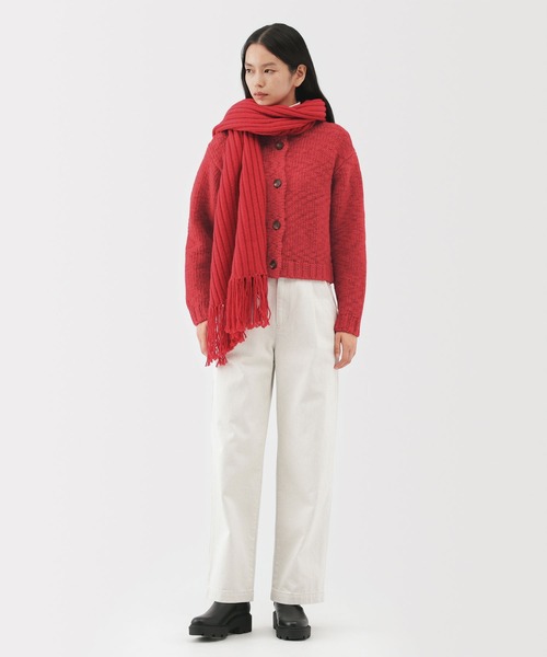 【MUJI Labo】メリノウールローゲージストール MUJI Labo（ムジラボ）の「〔MUJI Labo〕メリノウールローゲージ
