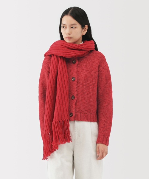 MUJI Labo〕メリノウールローゲージストール（ストール/ショール