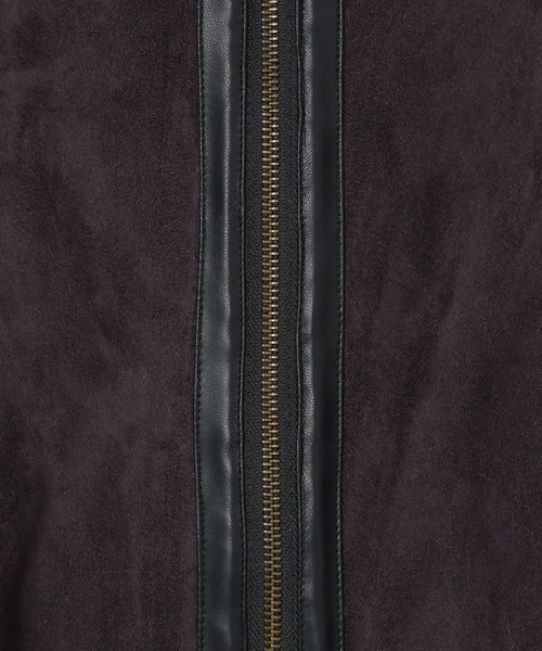 GLOBAL WORK（グローバルワーク）の「フェイクムートンジップジャケット/AND YUA ANY/577826（ムートンコート・キッズ・ブラック/ベージュ・FREE）」の13枚目の写真