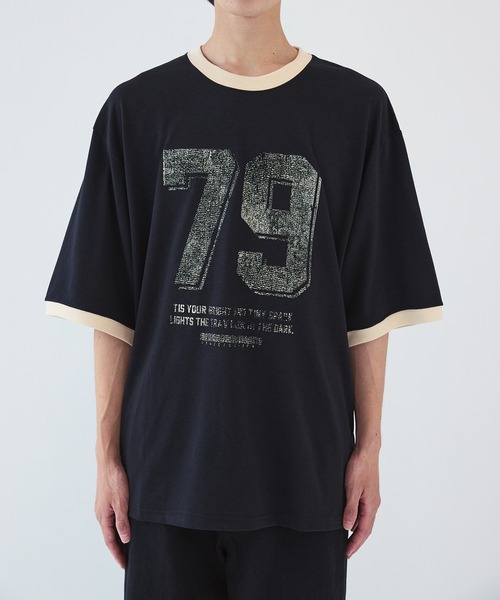 FACCIES（ファチーズ）の「【FACCIES】別注 RINGER TEE（Tシャツ/カットソー・メンズ・ホワイト/ブラック・1/2）」の14枚目の写真