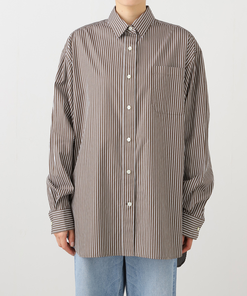 Deuxieme Classe(ドゥーズィエムクラス)の「Filroi Over シャツ(シャツ/ブラウス・レディース・ホワイト/ブラウン・FREE)」の12枚目の写真