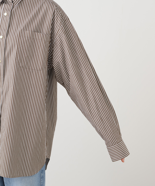 Deuxieme Classe(ドゥーズィエムクラス)の「Filroi Over シャツ(シャツ/ブラウス・レディース・ホワイト/ブラウン・FREE)」の16枚目の写真