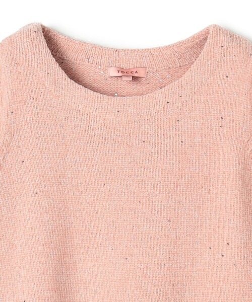 TOCCA(トッカ)の「MIDNIGHT STAR プルオーバー(ニット/セーター・レディース・ピンク系/ブラック系・MEDIUM/SMALL)」の8枚目の写真