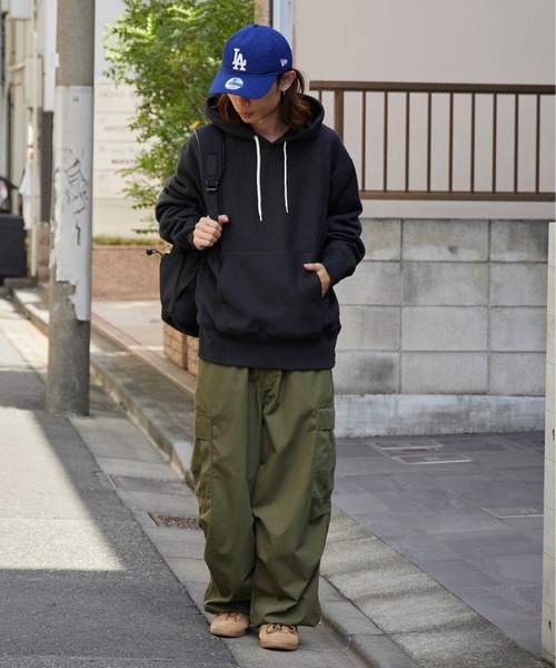 Healthknit（ヘルスニット）の「Healthknit/ヘルスニット LOCKER WEIGHT SWEAT HOODIE ヘビーオンス フーディー（パーカー・メンズ・ブラック/グレー/アイボリー・M/L/XL）」の16枚目の写真