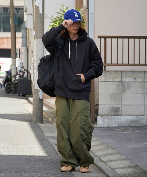 Healthknit（ヘルスニット）の「Healthknit/ヘルスニット LOCKER WEIGHT SWEAT HOODIE ヘビーオンス フーディー（パーカー・メンズ・ブラック/グレー/アイボリー・M/L/XL）」の12枚目の写真