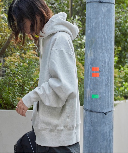 Healthknit（ヘルスニット）の「Healthknit/ヘルスニット LOCKER WEIGHT SWEAT HOODIE ヘビーオンス フーディー（パーカー・メンズ・ブラック/グレー/アイボリー・M/L/XL）」の19枚目の写真