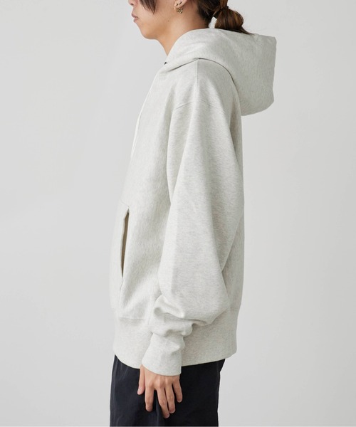 Healthknit（ヘルスニット）の「Healthknit/ヘルスニット LOCKER WEIGHT SWEAT HOODIE ヘビーオンス フーディー（パーカー・メンズ・ブラック/グレー/アイボリー・M/L/XL）」の9枚目の写真